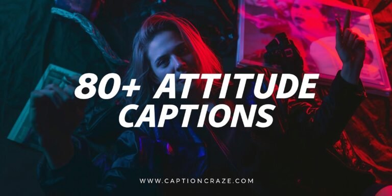 Attitude Captions
