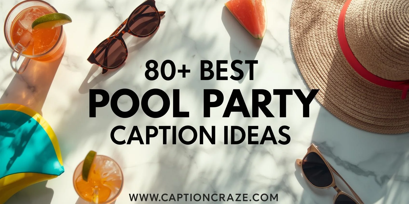 Pool Party Captions