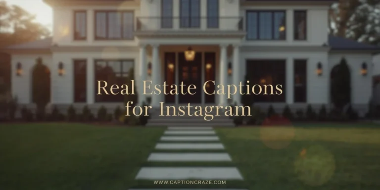 Real Estate Captions